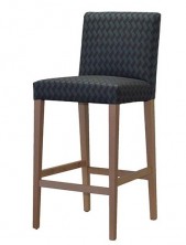 Victoria Bar Stool SS05 B. Fully Upholstered Any Fabric Colour. Clear Natural Frame. Stain Extra